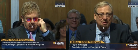 Rick Warren & Elton John, C-Span