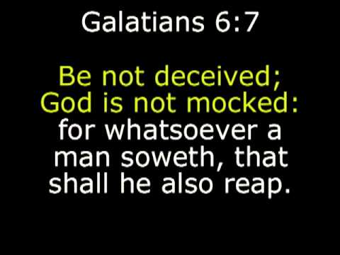 God is not mocked