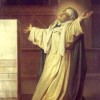 Saint Catherine of Sienna praying