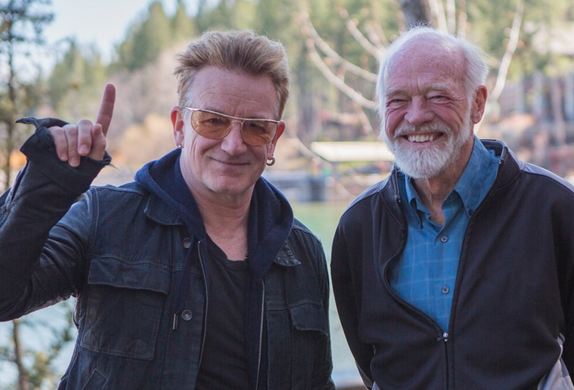 He still hasn’t found what he’s looking for (Bono meets Eugene Peterson)