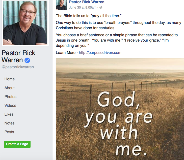 Let God Breathe New Life into Your Healthy Efforts - Pastor Rick's