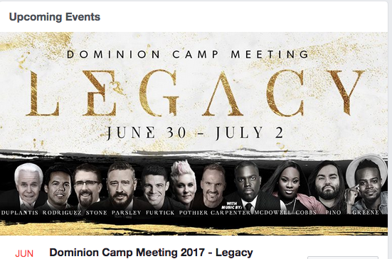 Furtick joins Rod Parsley’s 2017 N.A.R. “Dominion Camp”