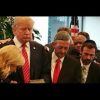 Pastrix Paula White, Pastor Robert Jeffress and other religious leaders praying for  then presidential GOP candidate Donald Trump.