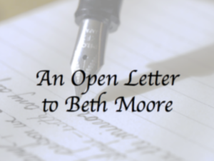 Open Letter Beth Moore